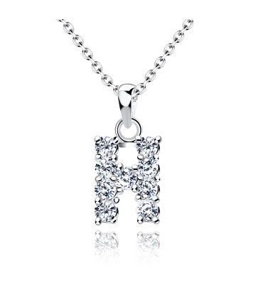 Necklace Silver H Shape SSLPE-H